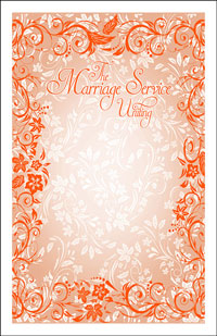 Wedding Program Cover Template 11D - Graphic 2
